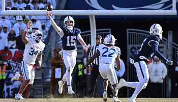 PSU blasts mistake-prone SMU, wins CFP opener