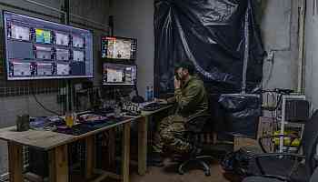 Inside a secret Ukrainian drone command post, where Russian soldiers are seen as prey