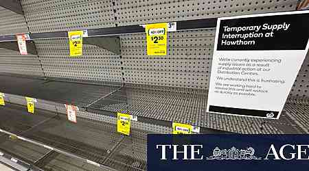 Woolies to reopen distribution centre to combat bare shelves due to strike