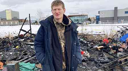 As propane tanks exploded, homeless Sudbury, Ont., man pulls woman from burning tent