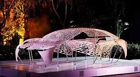 Lexus Liminal Cycles is a multisensory installation based on the LF-ZC luxury EV