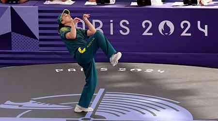 A musical parody about Raygun, the Olympic breakdancer, has been stopped by her lawyers