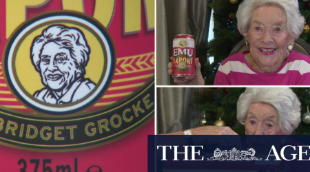 Super-centenarian gets a personalised block of her favourite beer