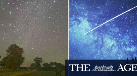 Meteor shower to dazzle Australian skies