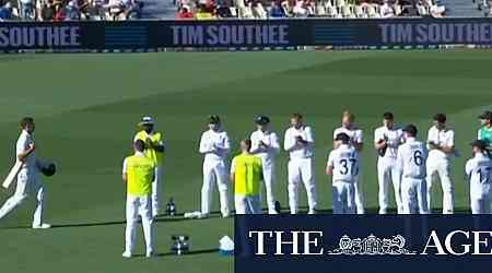 Southee given guard of honour in final Test