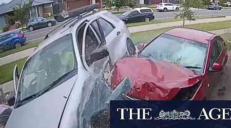 Out of control vehicle slams into family home in Melbourne