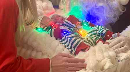 WATCH: Santa visits babies in the NICU