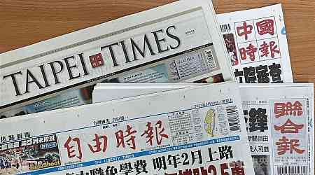 Taiwan headline news