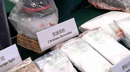 Customs seize drugs worth HK$160m before Christmas