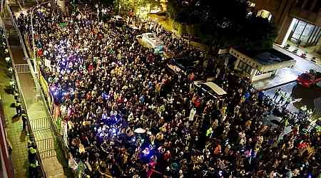 Thousands march in Taipei against opposition-led amendments