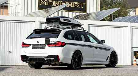 The Old BMW 5 Series Touring Gets A Power Boost From Manhart