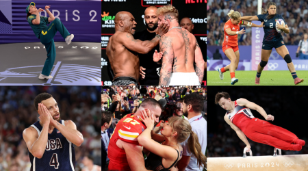  24 most viral sports moments of 2024: Scottie Scheffler's arrest, Mike Tyson's cheeks, Olympic feats lead list 