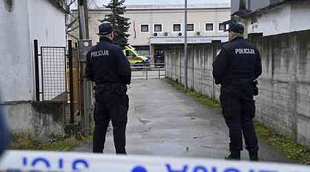 Croatian police say a 7-year-old girl died and 6 people were wounded in a knife attack in a school