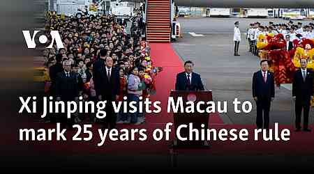 Xi Jinping visits Macau to mark 25 years of Chinese rule