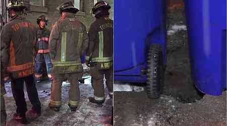 Toronto firefighters rescue man who fell into sinkhole in Yorkville