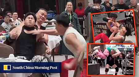 China diners combine dim sum with live wrestling as unique entertainment gains popularity