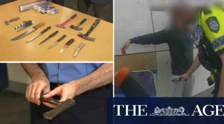 Children caught with weapons in crackdown