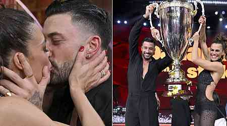 Giovanni Pernice issues emotional four-word reaction as he wins Italian Strictly