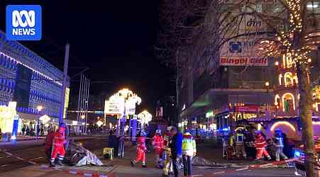 At least five dead, hundreds injured after car driven into crowd at Christmas market in Germany