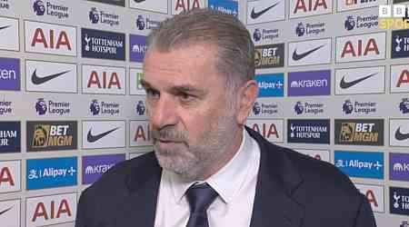 Ange Postecoglou threatens to stop answering BBC questions after dismal Tottenham loss