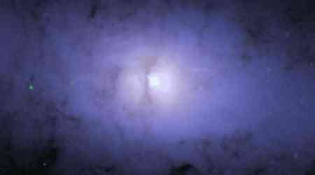 NASA's Hubble and Chandra Telescopes Spot Strange Tilted Black Hole