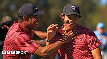 Tiger Woods' son Charlie Woods, 15, hits hole-in-one at PNC Championship