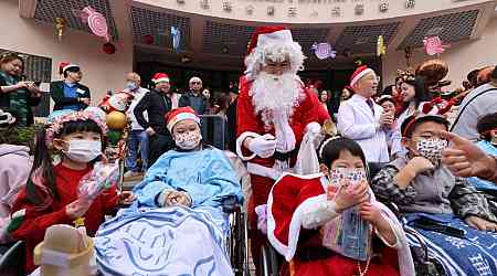 Hong Kong hospital throws party for sick children, offering Christmas hope