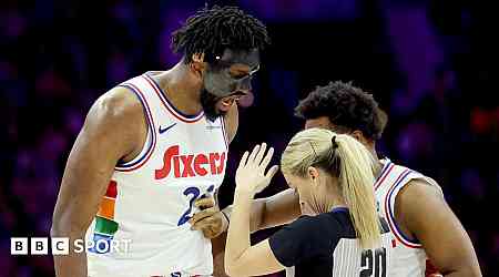 Joel Embiid: Philadelphia 76ers star ejected after confronting referee Jenna Schroeder