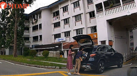 'Have some sense': Car blocks Woodlands carpark entrance to load things