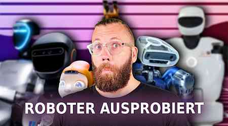 Humanoide Roboter ausprobiert