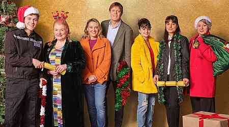 Beyond Paradise Christmas special full cast from comedian to Friday Night Dinner star