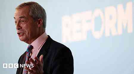 Reform UK has more members than Tories, Nigel Farage says