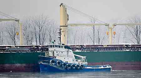 Tugboats, crews try to refloat ship stuck in St. Lawrence River near Montreal