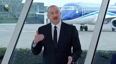 Azerbaijan's president says crashed jetliner was shot down by Russia unintentionally