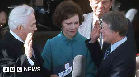 Watch the moment Carter took his presidential oath