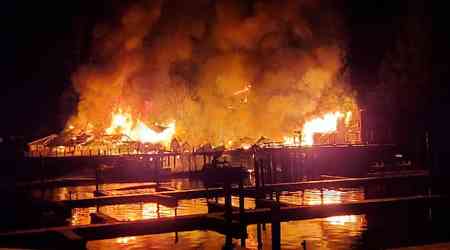 Fire destroys parts of historic boardwalk in Vancouver Island's Telegraph Cove, fire department says