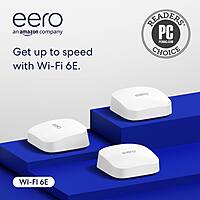 4-Count eero Pro 6E AXE5400 Tri-Band Mesh Wi-Fi 6E System (3-pack + extra add-on) $350 + Free Shipping