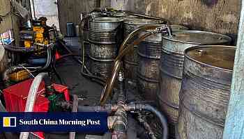 Hong Kong firefighters dismantle illegal filling station and arrest 3