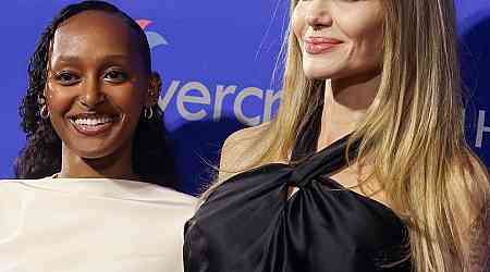  Angelina Jolie Joined by Daughter Zahara at Palm Springs Film Festival 