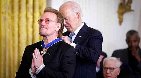 See Bono Receive Presidential Medal of Freedom From Joe Biden