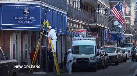 New Orleans attacker had suspected bomb materials at home, reserved truck weeks ago, officials say