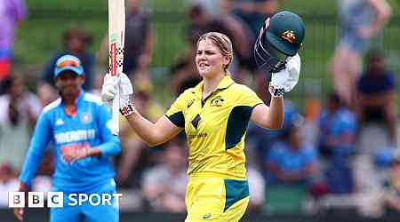 Voll hits maiden ODI century as Australia beat India