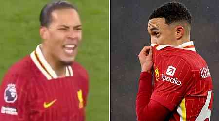 Virgil van Dijk defends Trent Alexander-Arnold after raging at Liverpool team-mate