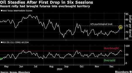 Oil Steadies After Falling on Signs Rally May Have Been Overdone