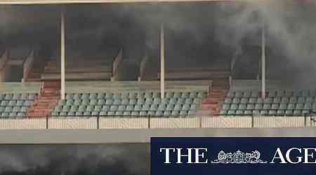 Suspicious fire at heritage-listed racecourse grandstand