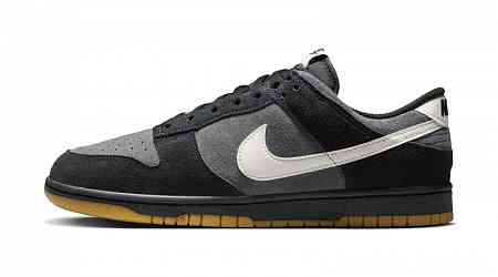 Nike Builds The Dunk Low "Black Gray Gum" With Suede Uppers