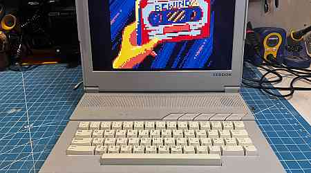 Atari 65XE In Laptop Form