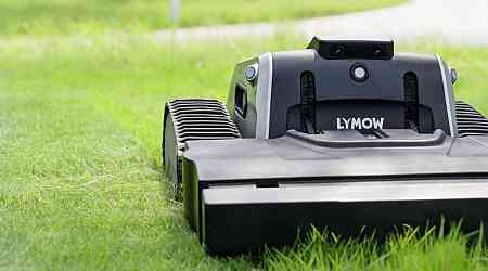 Lymow unveils smart robotic mower with mulching blades and tracked threads