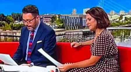 'Dirty' BBC Breakfast slammed by fans as they spot banana peel on floor