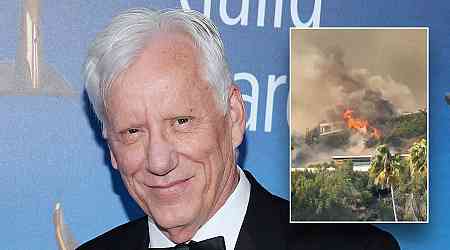 James Woods evacuates home threatened by LA wildfire